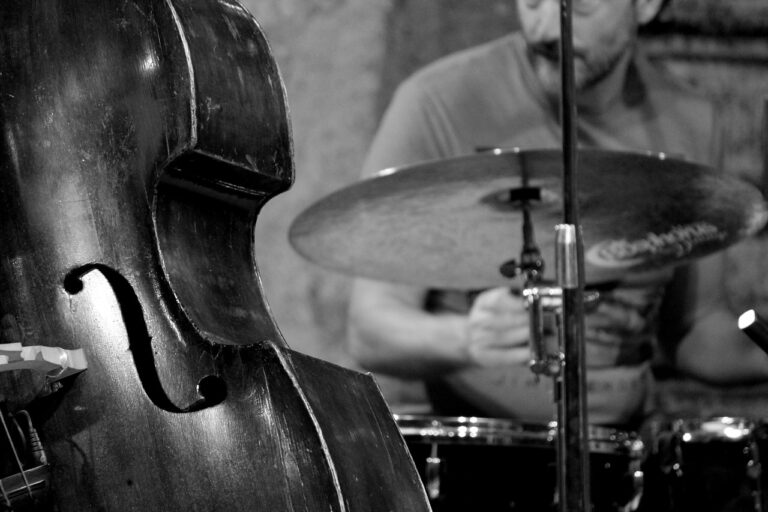 Instrumente des Jazz Kontrabass