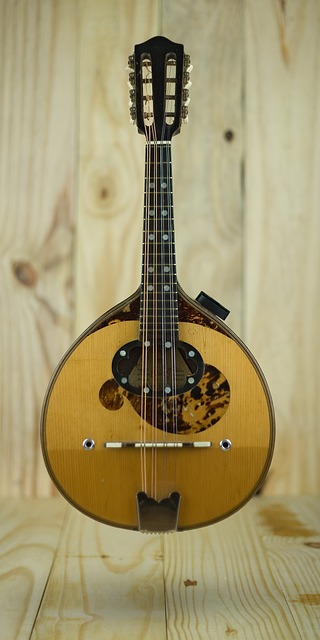 Die Mandoline ist ein gitarrenähnliches Instrument, sie war am beliebtesten zu der Zeit, als die Menschen diese Perücken trugen