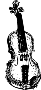 Bratsche Instrumente eines Streichquartetts, schönes Schwarz-Weiß-Image von einem Pixabay-Künstler.